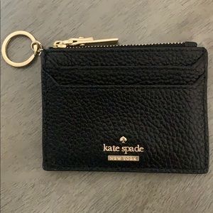 AUTHENTIC Kate spade 4 slot cardholder with zipper
